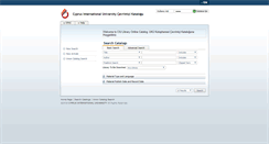 Desktop Screenshot of library.ciu.edu.tr