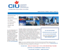 Tablet Screenshot of ciu.ca