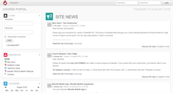 Desktop Screenshot of moodle.ciu.edu.tr