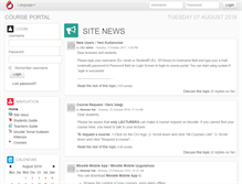 Tablet Screenshot of moodle.ciu.edu.tr